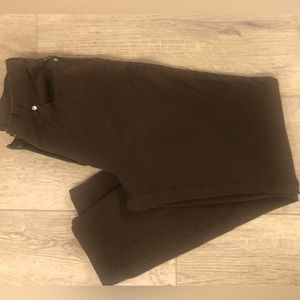 Votre Nom Dark Brown Straight Leg Jeans